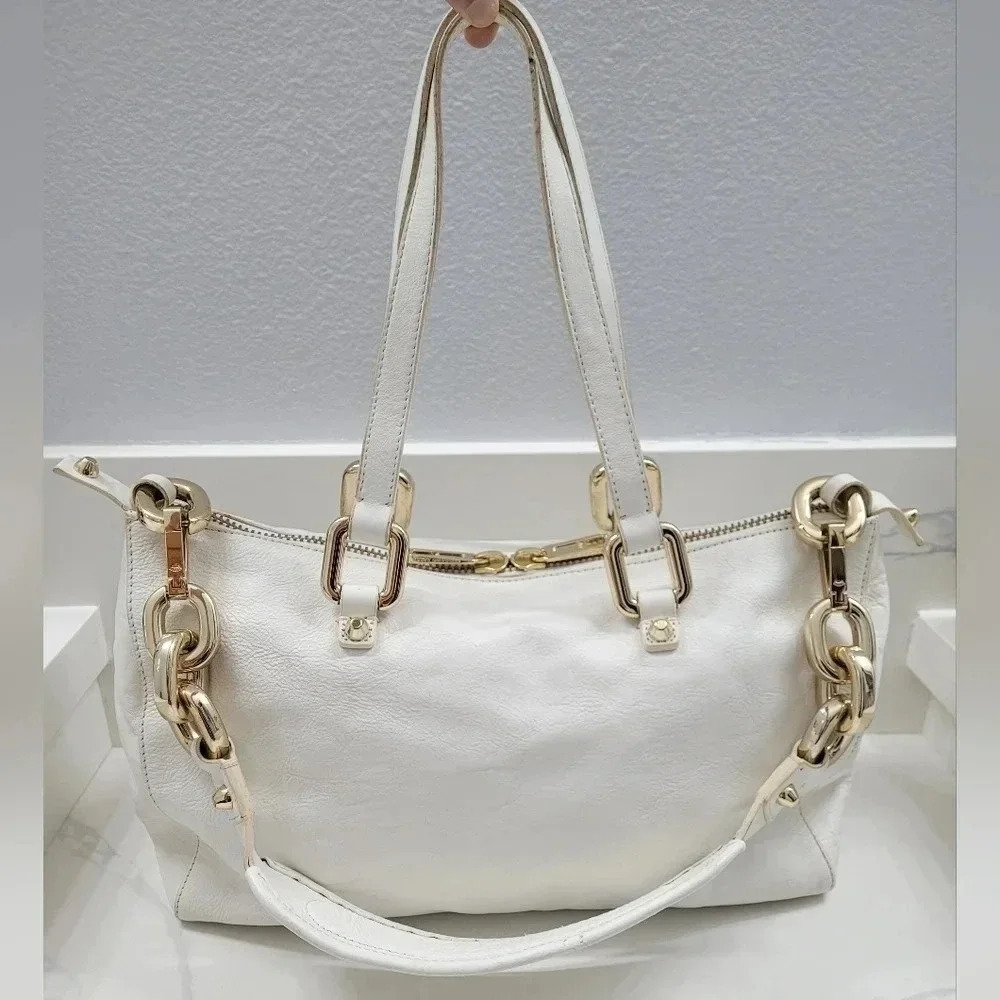 Juicy Couture 100% Genuine Cowhide Leather Satchel